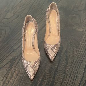 Gianvito Rossi snake skin Heels